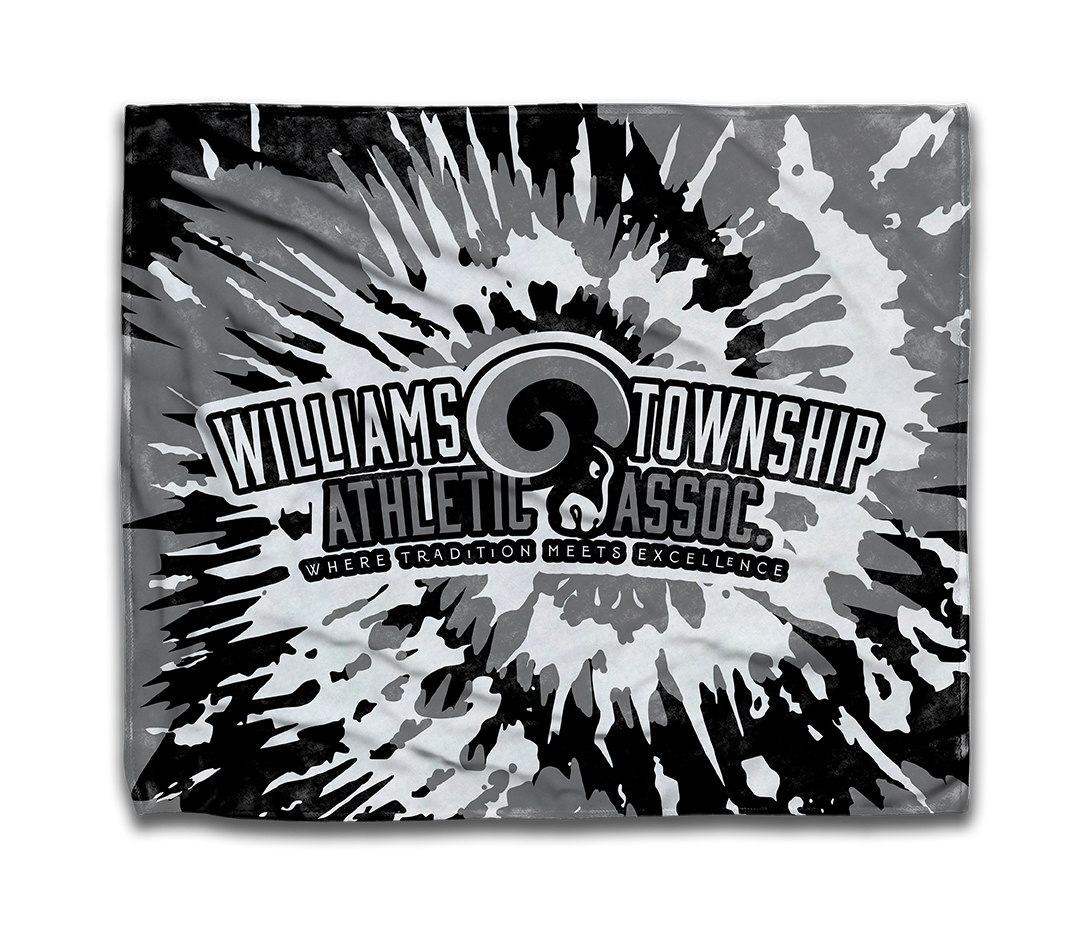 39324(B1)-Williams Township Rams A1 school sports fundraiser blankets fundraising